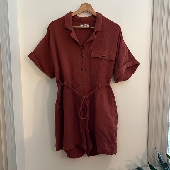 Madewell light spun romper - Picture 3 of 10